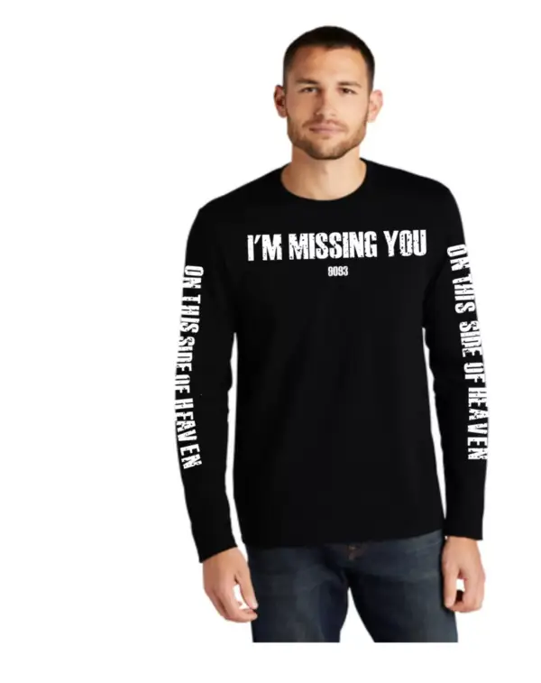 Men's "Missing You" Long Sleeve Shirt