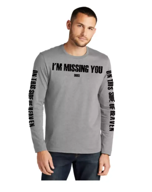 Men's "Missing You" Long Sleeve Shirt - Image 2